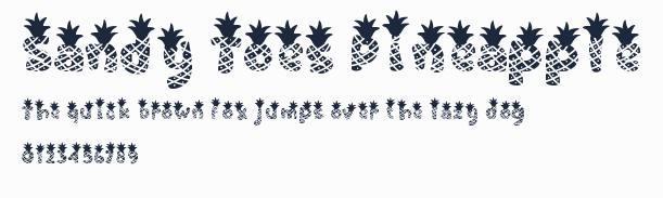 Sandy Toes Pineapple預覽圖