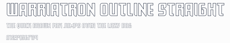 Warriatron Outline Straight預覽圖