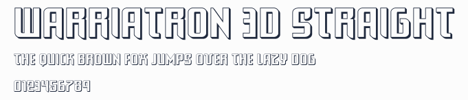 Warriatron 3D Straight預覽圖