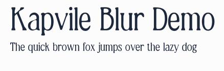 Kapvile Blur Demo預覽圖