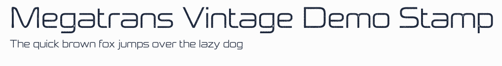Megatrans Vintage Demo Stamp預覽圖