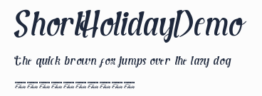 ShortHolidayDemo