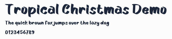 Tropical Christmas Demo