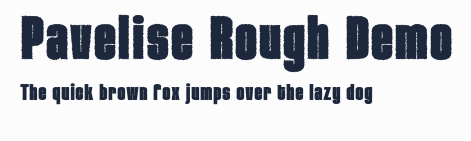 Pavelise Rough Demo預覽圖