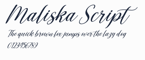 Maliska Script預覽圖
