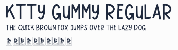 Ktty Gummy Regular預覽圖