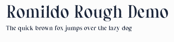 Romildo Rough Demo預覽圖
