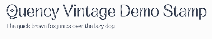 Quency Vintage Demo Stamp預覽圖