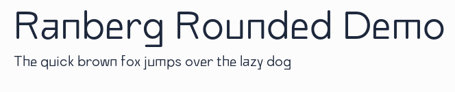 Ranberg Rounded Demo預覽圖