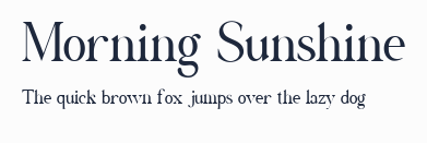 Morning Sunshine預覽圖