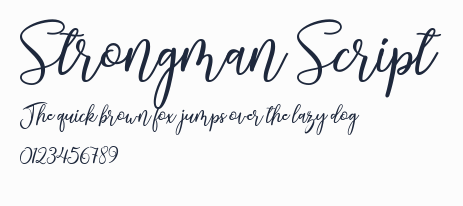 Strongman Script預覽圖