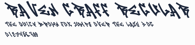 Raven Graff Regular預覽圖