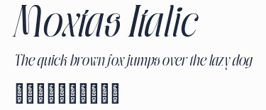 Moxtas Italic預覽圖