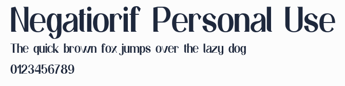 Negatiorif Personal Use預覽圖