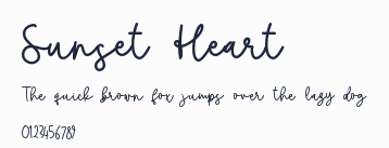Sunset Heart