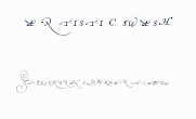 artistic swash