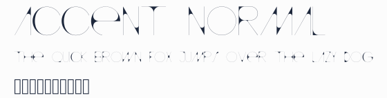 accent normal預覽圖