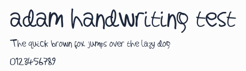 adam handwriting test預覽圖
