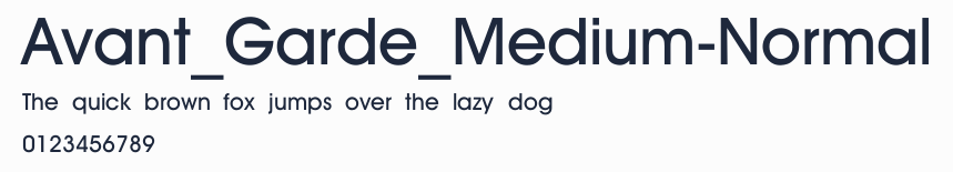 Avant_Garde_Medium-Normal預覽圖