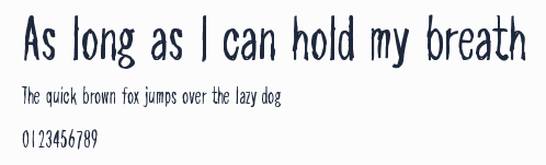 As long as I can hold my breath預覽圖