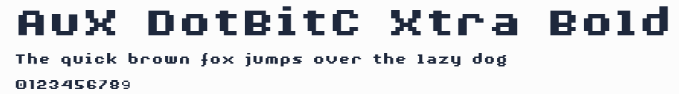 AuX DotBitC Xtra Bold