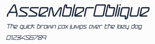 AssemblerOblique