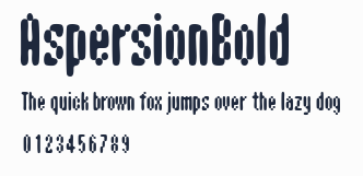 AspersionBold