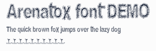 Arenatox font DEMO預覽圖