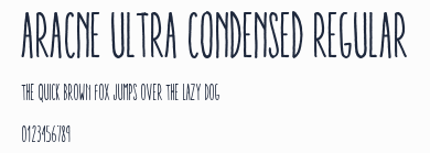Aracne Ultra Condensed Regular