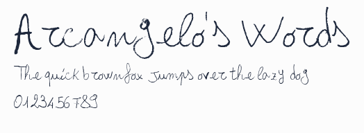 Arcangelo's Words預覽圖