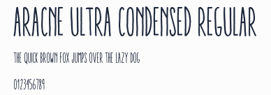 Aracne Ultra Condensed Regular