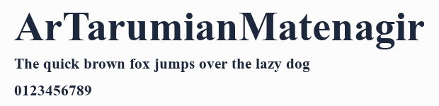 ArTarumianMatenagir