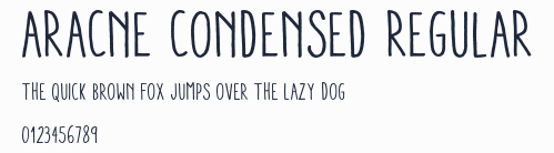 Aracne Condensed Regular