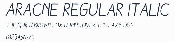 Aracne Regular Italic