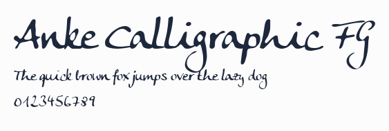 Anke Calligraphic FG