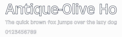 Antique-Olive Ho預覽圖