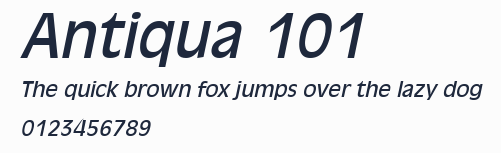 Antiqua 101預覽圖