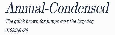 Annual-Condensed