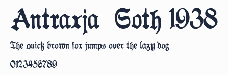 Antraxja  Goth 1938預覽圖