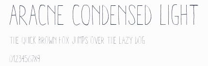 Aracne Condensed Light