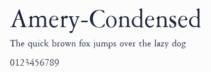 Amery-Condensed