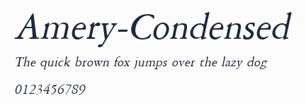 Amery-Condensed