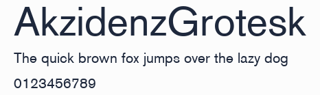 AkzidenzGrotesk預覽圖