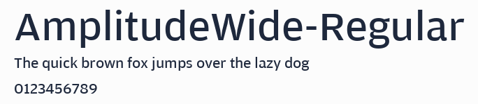 AmplitudeWide-Regular