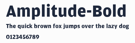 Amplitude-Bold