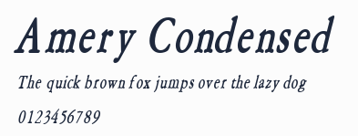 Amery Condensed預覽圖