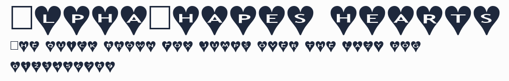 AlphaShapes hearts