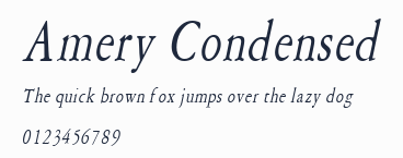 Amery Condensed預覽圖