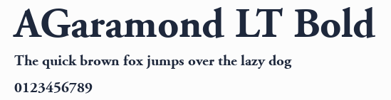 AGaramond LT Bold