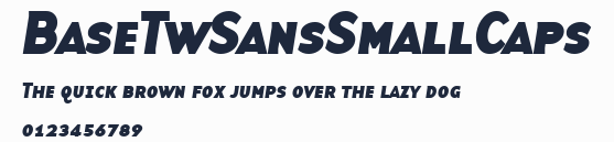 BaseTwSansSmallCaps